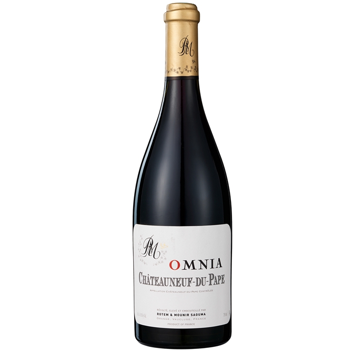 Chateauneuf du pape rouge Omnia, Rotem & Mounir Saouma